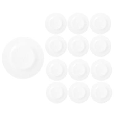 Imagem de 12 Pratos Sobremesa 19cm Redondos Menu Branco Luxo Duralex - NADIR FIG