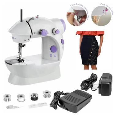 Imagem de Mini Máquina de Costura Portátil, Ideal para Customizações e Reparos d