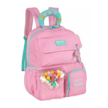 Imagem de Mochila costa Juvenil Feminina UP4YOU  - Luxcel, Rosa