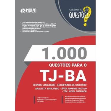 Imagem de Livro 1.000 Questões Gabaritadas TJ-BA - Técnico Judiciário - Escreven