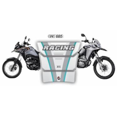 Imagem de Adesivo Protetor Tanque Moto Xre 300 190 Racing H685 - Resitank