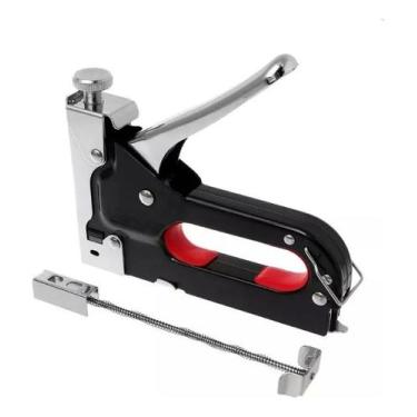 Imagem de Grampeador Para Tapeceiro Móveis Ideal Tapeçaria Bricolagem - Genérica