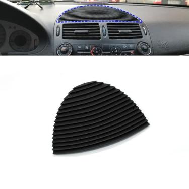 Imagem de Goodithy Compatível com Mercedes Benz E-Class W211, capa de saída de saída de ar central frontal, grade de ar condicionado painel de ventilação CA substituição do acabamento do alto-falante 2118300054