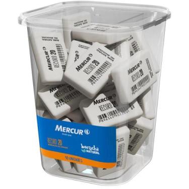 Imagem de Borracha Branca Record Numero 20 Unidades Pote com 40 - Mercur