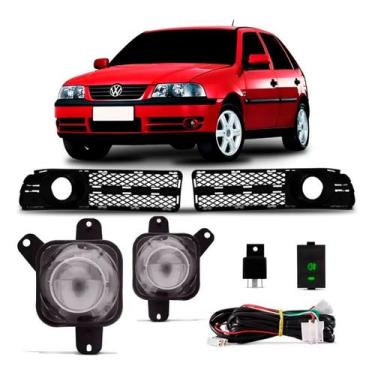 Imagem de Kit Farol Milha Gol Parati Saveiro Giii 1999 2000 2001 2002 2003 Fase 