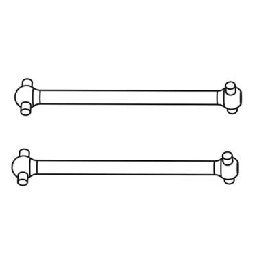 Imagem de YIYBM Rear Dog Bone Drive Shaft Spare Part for 1:14 RC Car (NO.X09-1011)