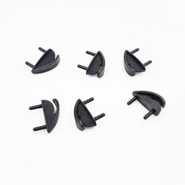 Imagem de Gracilaria 6PCS RC Airplane Nylon Fixed Wing Tip Protector Protecting Corner for RC Plane Helicopter DIY Model Aircraft Fixed Wing Parts (Black)