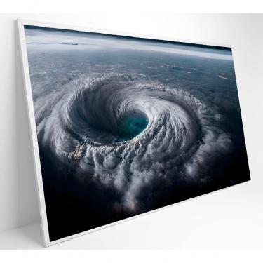 Imagem de Quadro Natureza Extrema Ciclone Medidas 60x40 Cm Tipo De Impressão Adesivo Fotográfico