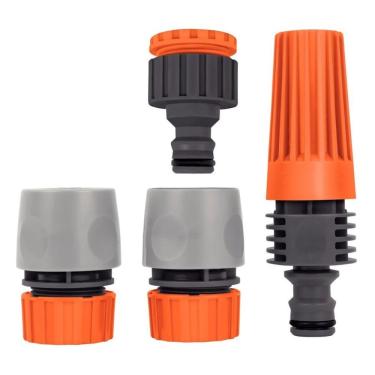 Imagem de Conjunto Para Irrigação Tramontina Com Engates Rápidos Com 4 Peças