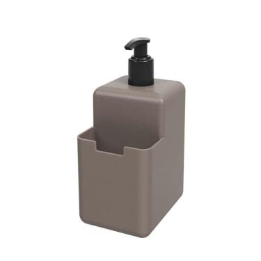 Imagem de Dispenser Coza Para Detergente Líquido E Esponja - Brinox Cinza