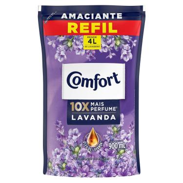 Imagem de Amaciante Concentrado Refil Comfort Lavanda 900ml