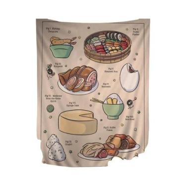 Imagem de Tapeçaria De Lona Boêmia Japonesa, Estúdio Ghibli Hippie, Mandala, Dec