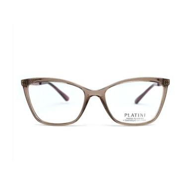 Imagem de Armação Óculos De Grau Feminino Platini P9 3174 I633 55 -17
