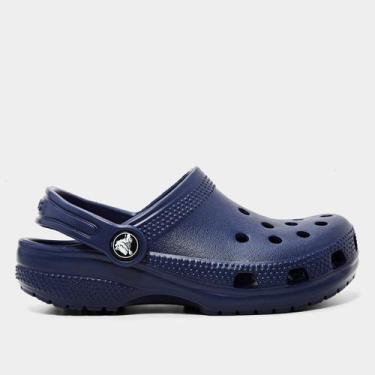 Imagem de Crocs Infantil Classic Clog K Menino, Marinho, 34