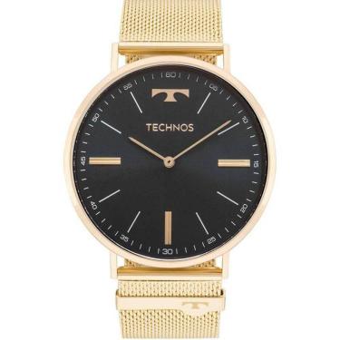 Imagem de Relógio Masculino Technos Clássico Slim Dourado 2025Ltj/4P