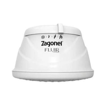 Imagem de Chuveiro Ducha Fluir 4T Eletrônica 6800w 220v Branco Zagonel