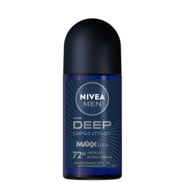 Imagem de Desodorante Roll-On Nivea Masculino Deep Carvão Ativado 50ml