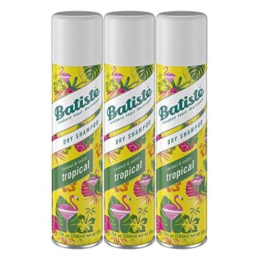 Imagem de Batiste Shampoo A Seco, Fragrância Tropical, Refresca O Cabelo E Absorve A Oleosidade Entre As Lavagens, Shampoo Sem Água Para Dar Mais Textura E Corpo Ao Cabelo, Frasco De Shampoo A Seco De 6,73 Oz
