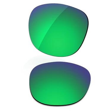 Imagem de LenzReborn Lentes polarizadas de substituição para óculos de sol RayBan Meta Wayfarer RW4008 53 mm - Mais opções, Verde gramado - polarizado espelhado, One Size