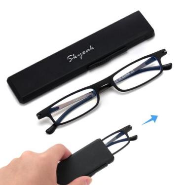 Imagem de Óculos de leitura dobráveis SKYOAK Ultra thin TR90 +1,25 pretos
