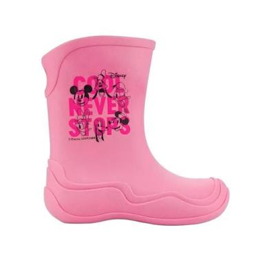 Imagem de Bota Galocha Disney Friends Grendene Infantil Ref: 22948, 27, Rosa
