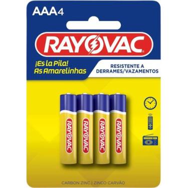Imagem de Pilha Rayovac Alcalina e Amarelinhas, AA2, AAA2, AA4 e AAA4, AAA4 - Am