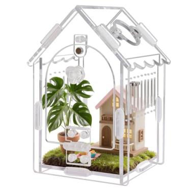 Imagem de Gabinete de aranha saltadora de acrílico 8 x 8 x 14 cm – Terrário magnético de abertura frontal para tarântulas, louva-a-deus e pequenos répteis | Habitat à prova de fuga com ventilação e montagem sem