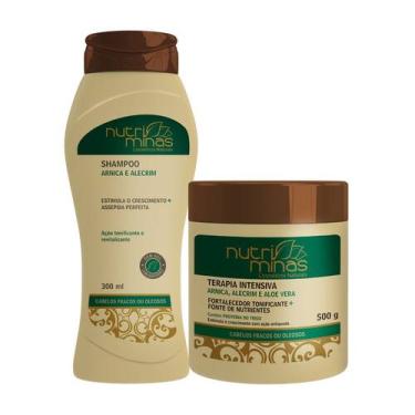 Imagem de Shampoo +Másc 500g Arnica Alecrim Nutriminas Cabelos Oleosos