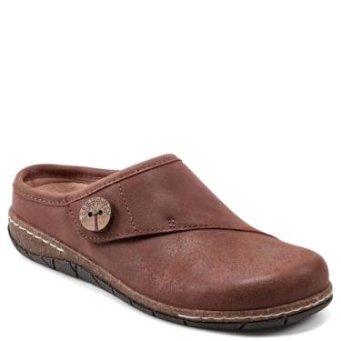 Imagem de Earth Tamanco feminino Ezra camurça cortiça marrom 38 largo (C, D, W)