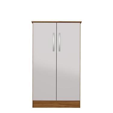 Imagem de Armário Multiuso Sapateira 2 Portas Alaska Freijó E Off White Notável Móveis Freijó/off White