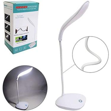 Imagem de Luminária Touch Sem Fio 3 Níveis Luz 12 Led Leitura Recarregável Mesa