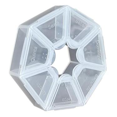 Imagem de Porta Comprimidos Modelo Básico Pequeno Translúcido Incoterm