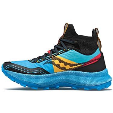 Imagem de Saucony Tênis de caminhada feminino Endorphin Trail Mid, Runshield Arctic Chill, 9.5