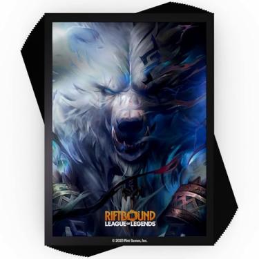 Imagem de Riftbound TCG: League of Legends Volibear Art Mangas de cartão tamanho padrão (100 ct)