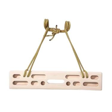 Imagem de YIJU Hangboard para escalada, prancha de ginástica compacta para treinamento de força dos dedos, equipamento de ginástica, prancha de escalada, barra de
