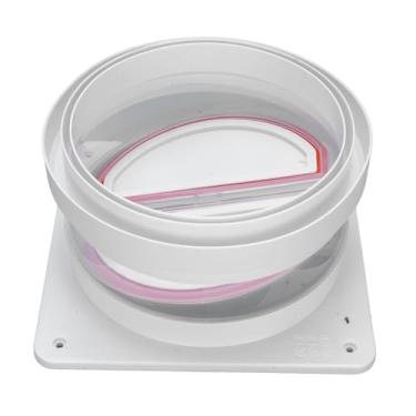 Imagem de AUNMAS Válvula de Retenção do Exaustor, Ventilação Unidirecional à Prova de Odor, Bloqueador de Tiragem de Plástico, Amortecedor de Backdraft para Sistemas de Exaustão de Banheiro