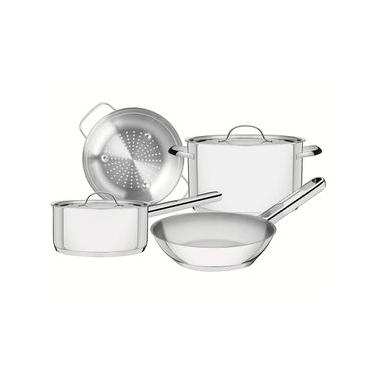 Imagem de Conjunto de Panelas em Aço Inox com 04 Peças Ísis - Tramontina