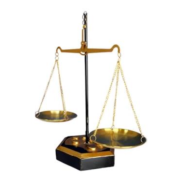 Imagem de simhoa Expositor de Joias Libras, Balança de Equilíbrio para Colares, Bandeja Organizadora de Cosméticos para Banheiro, Corredor e Decoração de Casa, Style a L