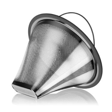 Imagem de Filtro de café reutilizável compatível com Technivorm Moccamaster KBGV KBT 79112 53923 59691 etc, filtro de metal de aço inoxidável durável