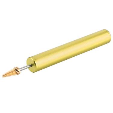 Imagem de Eujgoov Caneta de Tintura de Borda de Couro Aplicador de Rolo de Cabeça Cônica de 13 Cm, Carcaça de Liga Núcleo de Aço Inoxidável para Artesanato Em Couro DIY Alisamento de Acabamento de Pintura