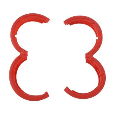 Imagem de RiToEasysports Acessórios para Drones, TPE Propeller Protetor Proptor Prop Colisão de Colisão de Impacto Anel de Proteção de Proteção para Neo (Vermelho)