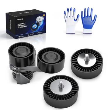 Imagem de Loautong Kit de polia tensora de correia de transmissão para BMW 1/135i/335i/335is/335i xDrive/335xi/535i/535i xDrive/535xi, L6 3.0L, 2008-2011, 39114, 36364, 36479