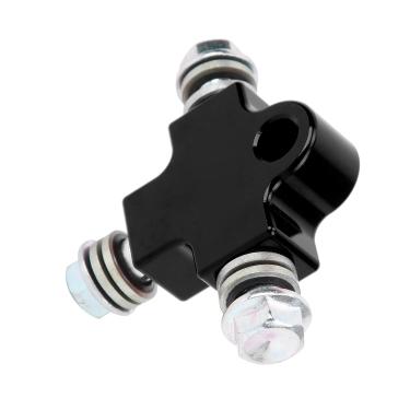 Imagem de POCREATION Conector Em T, Mangueira de Tubo de 3 Vias Em Aço Universal para Modificação de ATV de Motocicleta, Com Alta Capacidade de Fornecimento de Combustível e Resistência à (B (T preto com