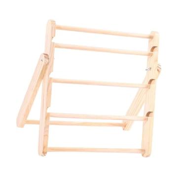 Imagem de APLVFFZH Suporte de Madeira para Pulseiras, Porta-pulseiras Moderno, Expositor para Relógios E Pulseiras de Mesa, 4 Níveis