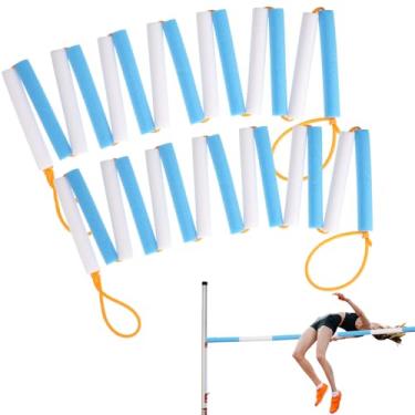 Imagem de 2 unidades de barra transversal elástica Krossband, equipamento de treinamento de salto alto de 3 m, barra de ginástica dobrável, barra transversal elástica elástica de salto alto, faixas de salto de