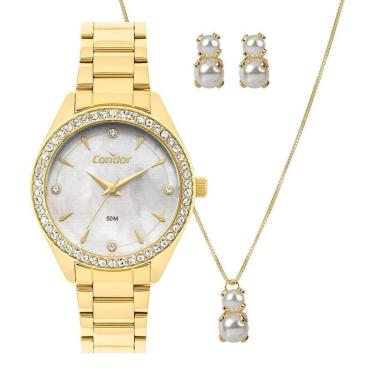 Imagem de Kit Condor Feminino Elegante Dourado - CO2036MYW/K4B-Feminino