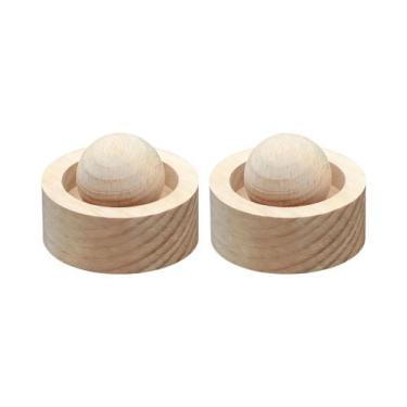 Imagem de Difusor De Aromaterapia De Madeira Em Formato De Maçã Para O Natal, An