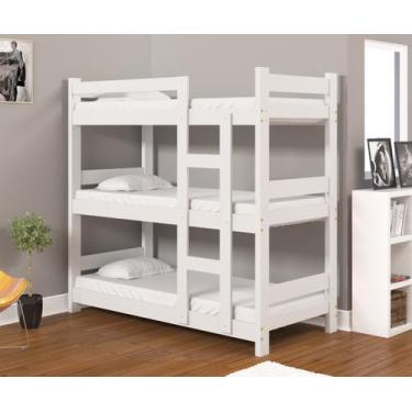 Imagem de Treliche Madeira Maciça Diamante Cor Branco - Nemargi