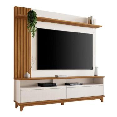 Imagem de Rack com Painel para TV até 65 Polegadas 2 Portas 2 Prateleiras NT 133