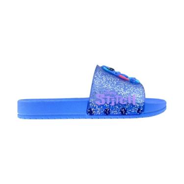 Imagem de Chinelo Slide Azul Stitch Disney Mania Grendene Kids 22994-Feminino